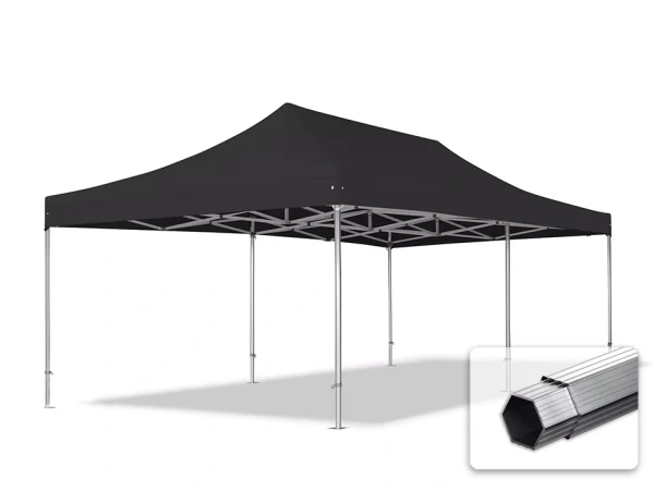 Nožnicový stan 4x8 m bez bočníc HLINÍK 50mm