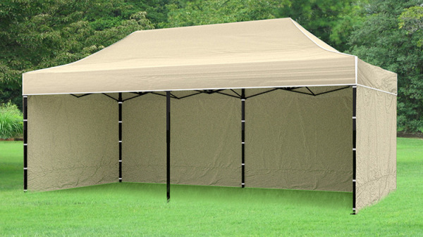 Rozkladací stánok 3x6 metra s 3 bočnými stenami a 7 farieb na výber 2