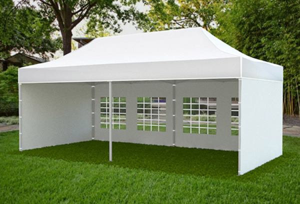 Rozkladací stánok 3x6 metra PREMIUM so 4 stenami a 4 fabami na výber 3