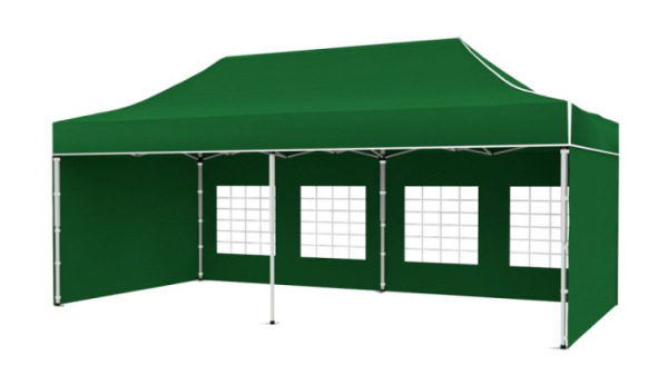 Rozkladací stánok 3x6 metra PROFI 6uholníkový profil so 4 stenami a na výber 3 farby