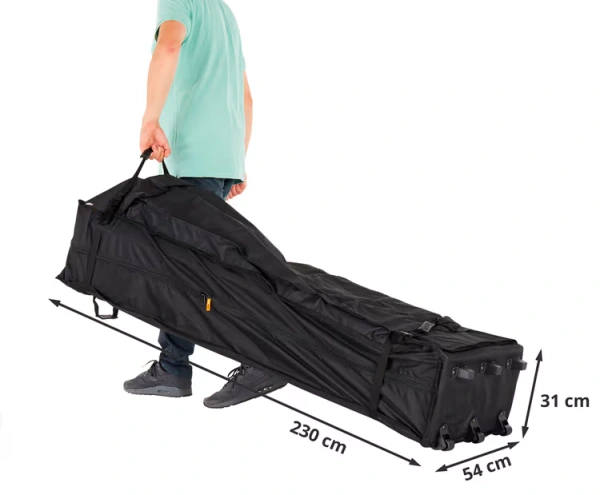 Nožnicový stan 4x8 m s bočnicami panorama HLINÍK 50mm 7