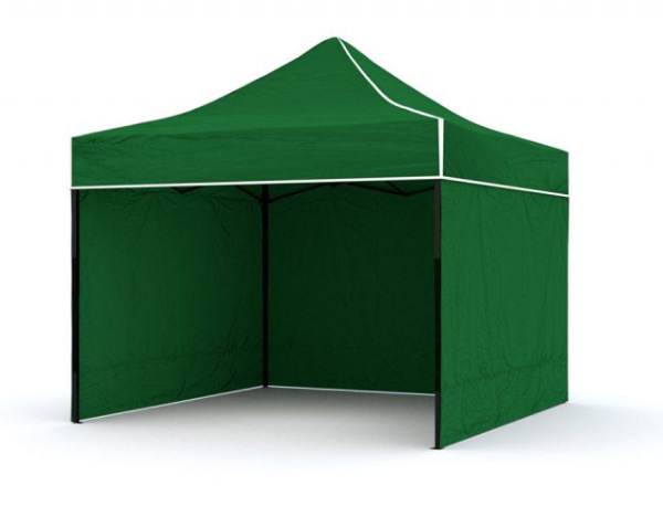 Rozkladací stánok 2x2 metre s 3 bočnými stenami