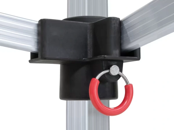 Rozkladací stánok 4x4 metre bez stien 6 farieb na výber 6 hran HLINÍK 40 mm 4