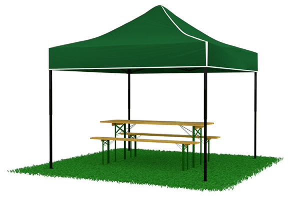 Rozkladací stánok 2x3 metre s tromi bočnými stenami 4