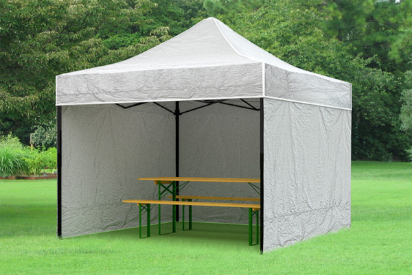 Rozkladací stánok 3x3 metre s 3 bočnými stenami 5 farieb na výber 3