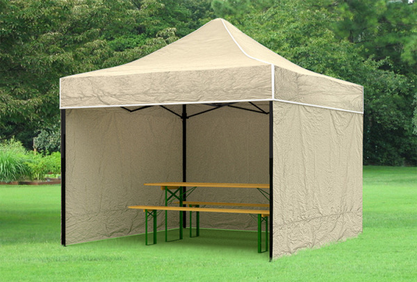 Rozkladací stánok 3x3 metre s 3 bočnými stenami 5 farieb na výber 2