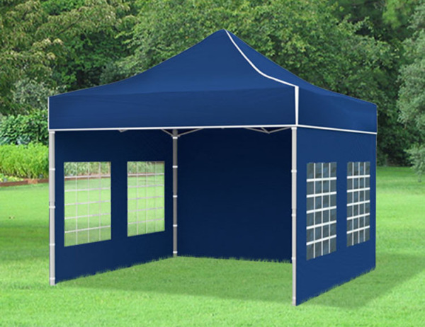 Rozkladací stánok 3x3 metre PREMIUM so 4 stenami a oknami na výber 5 farieb 5