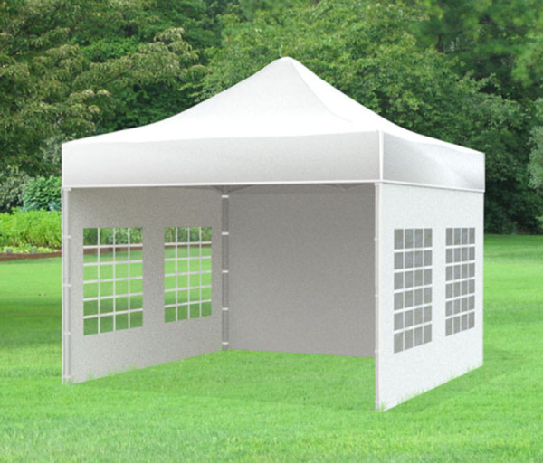 Rozkladací stánok 3x3 metre PREMIUM so 4 stenami a oknami na výber 5 farieb 3